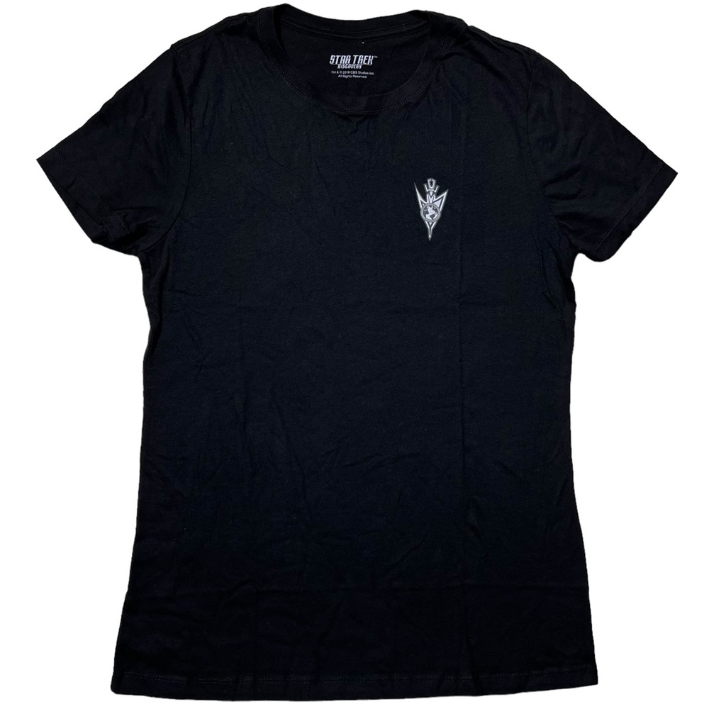 NWOT Star Trek Discovery Logo SS T-Shirt in Black Unisex Sz M/L